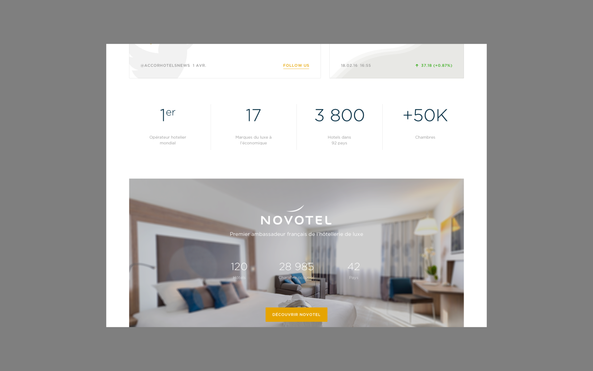 Accor Groupe - Publicis nurun - 2016