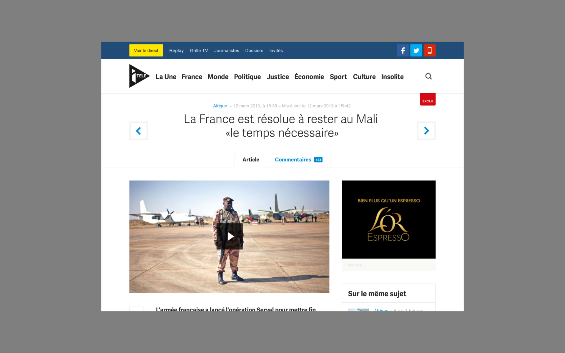 iTélé - AREA 17 - 2013