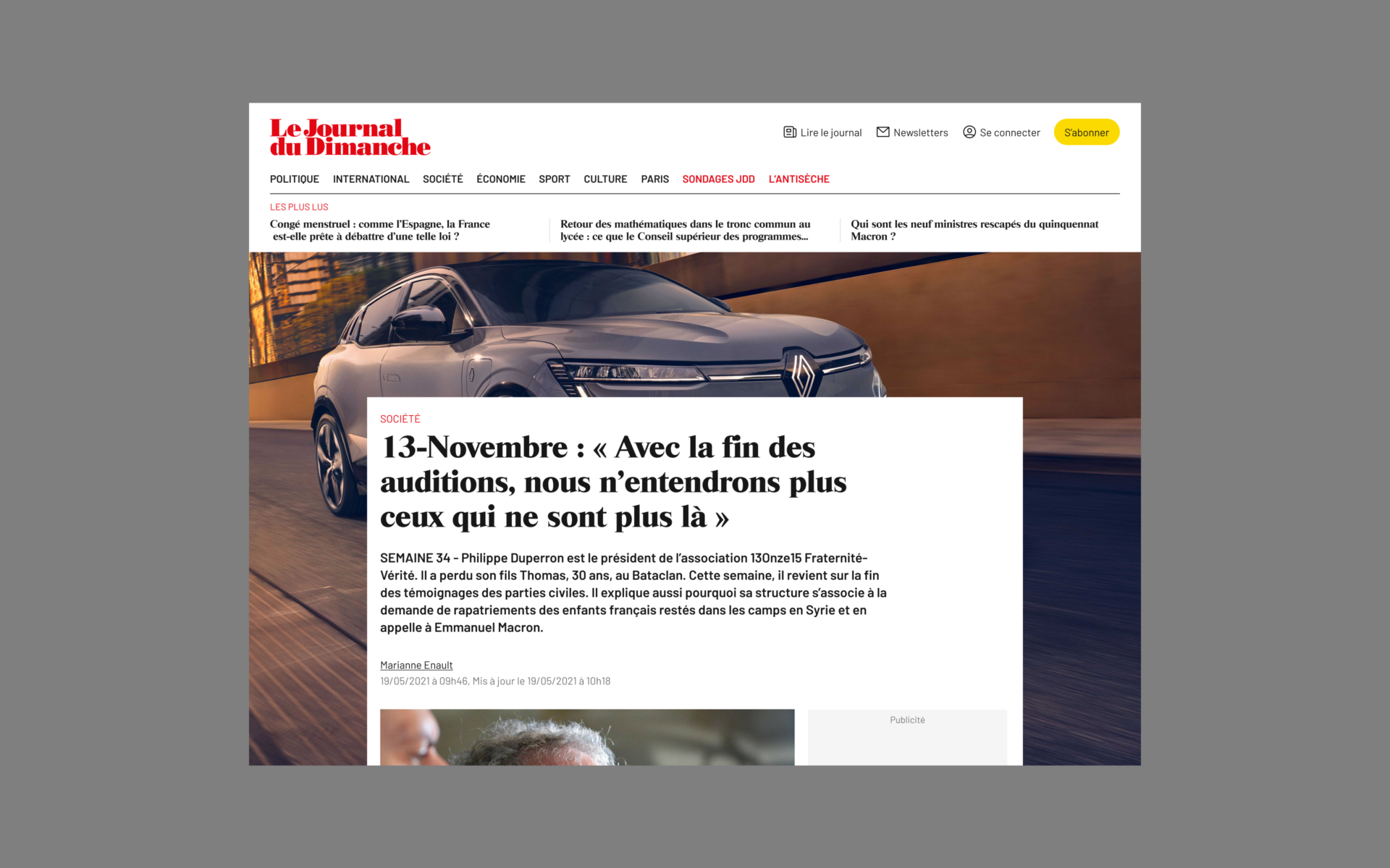 Le Journal du dimanche - - 2022