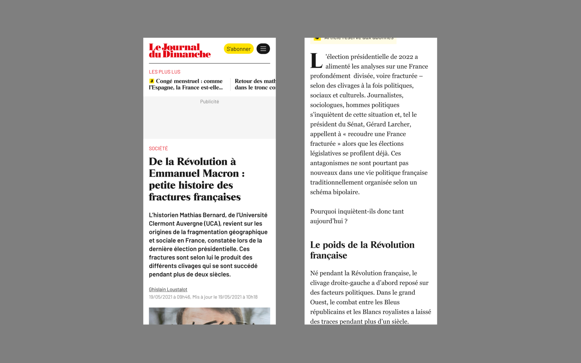 Le Journal du dimanche - - 2022