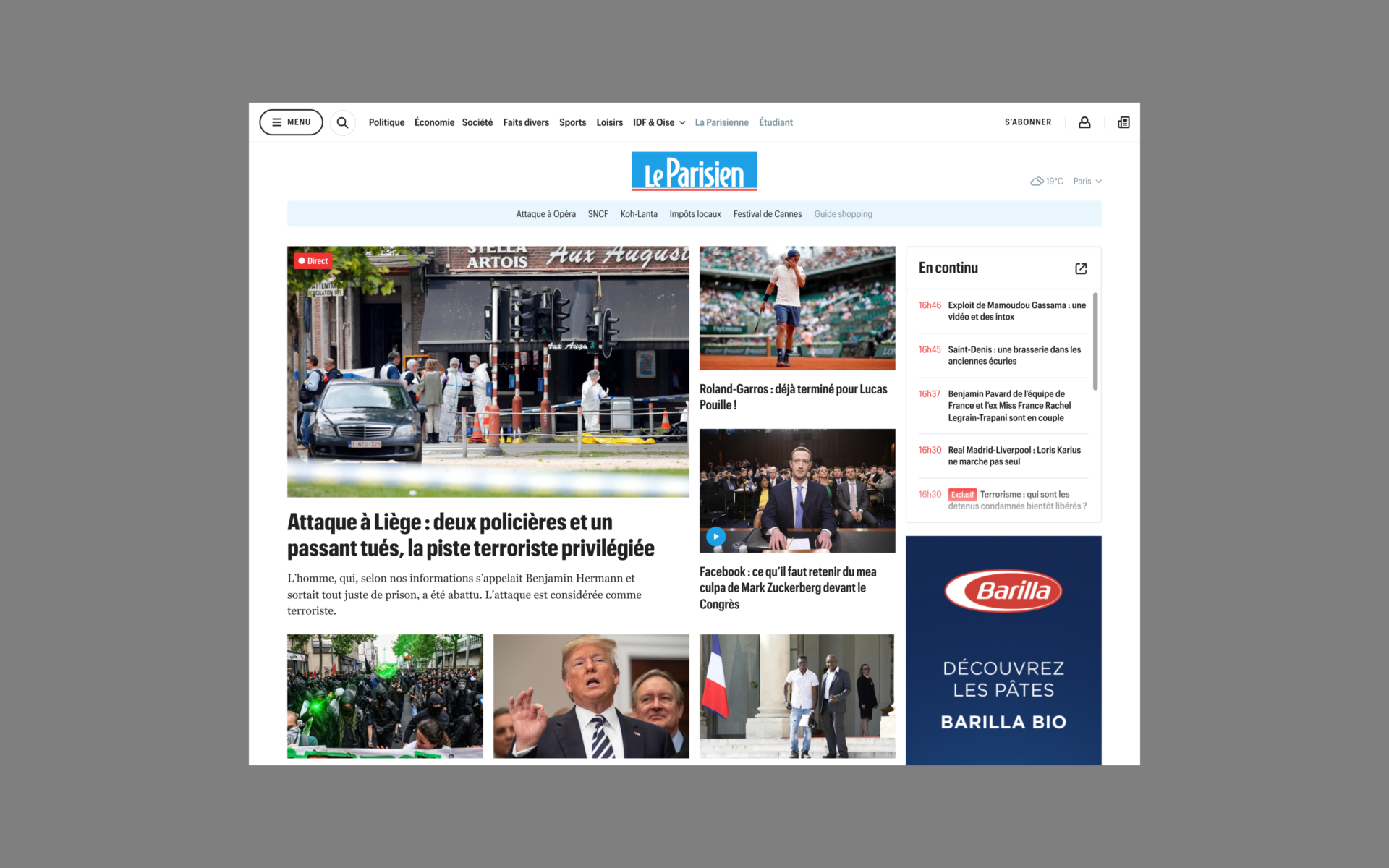 Le Parisien - AREA 17 - 2018