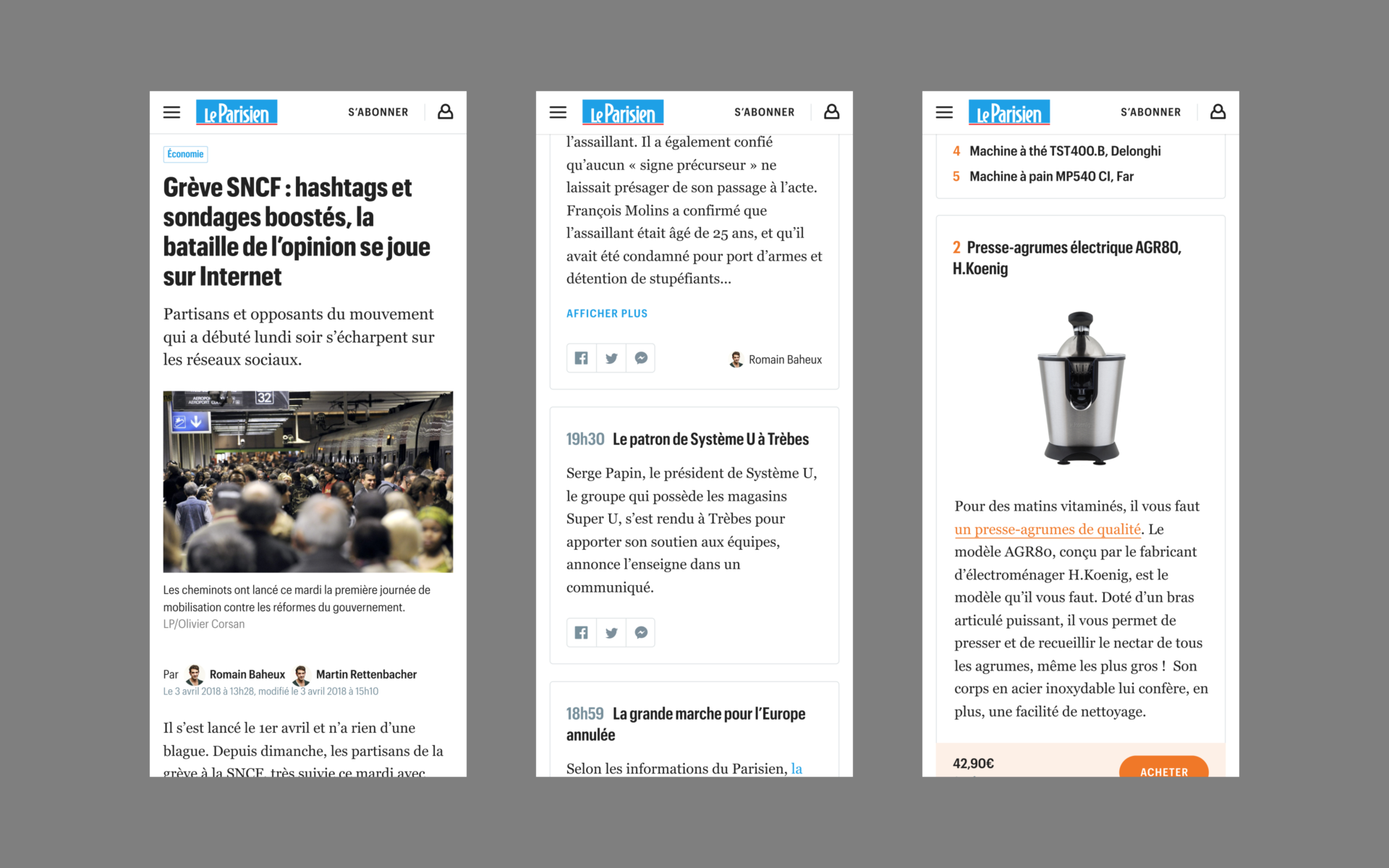 Le Parisien - AREA 17 - 2018