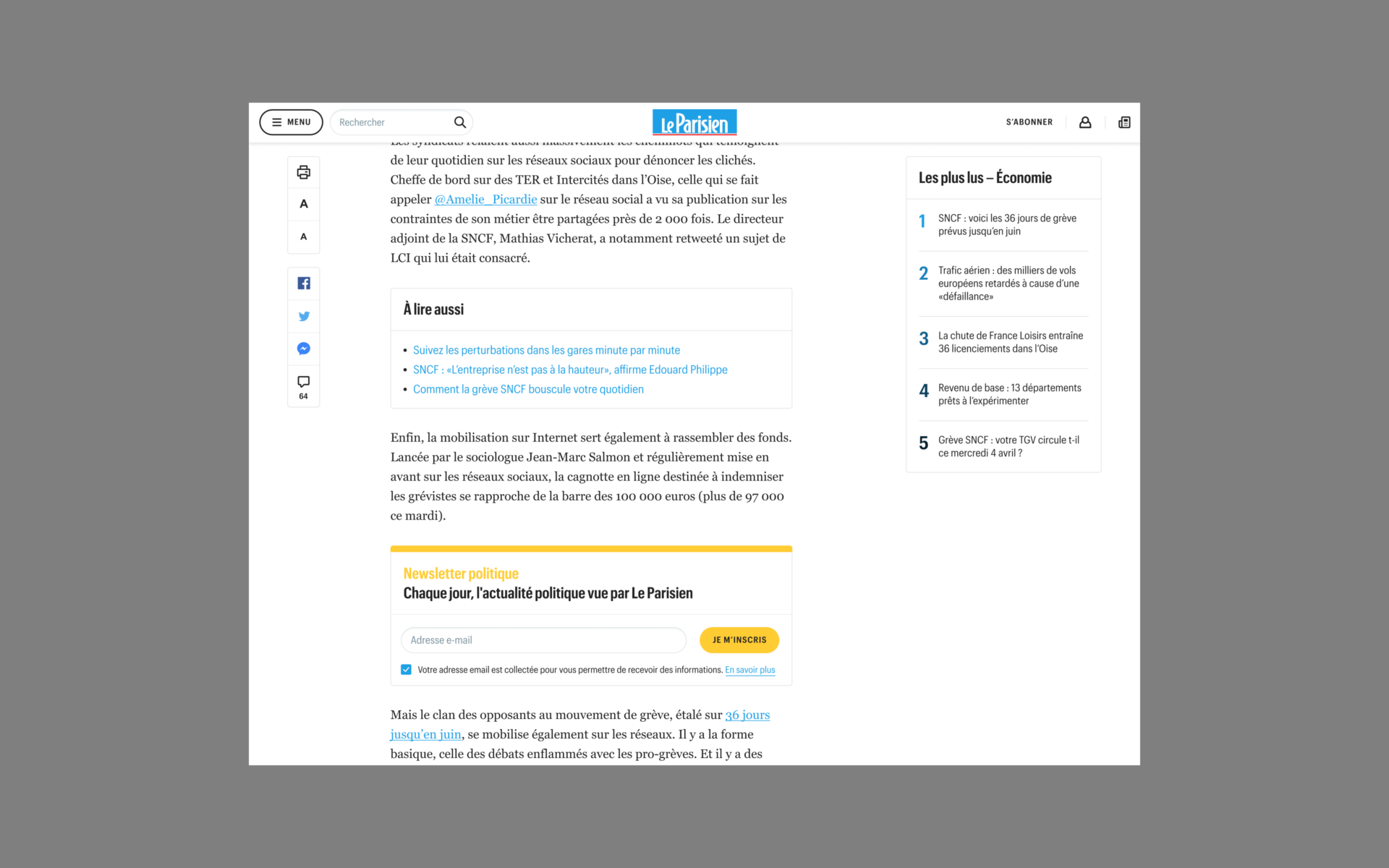 Le Parisien - AREA 17 - 2018