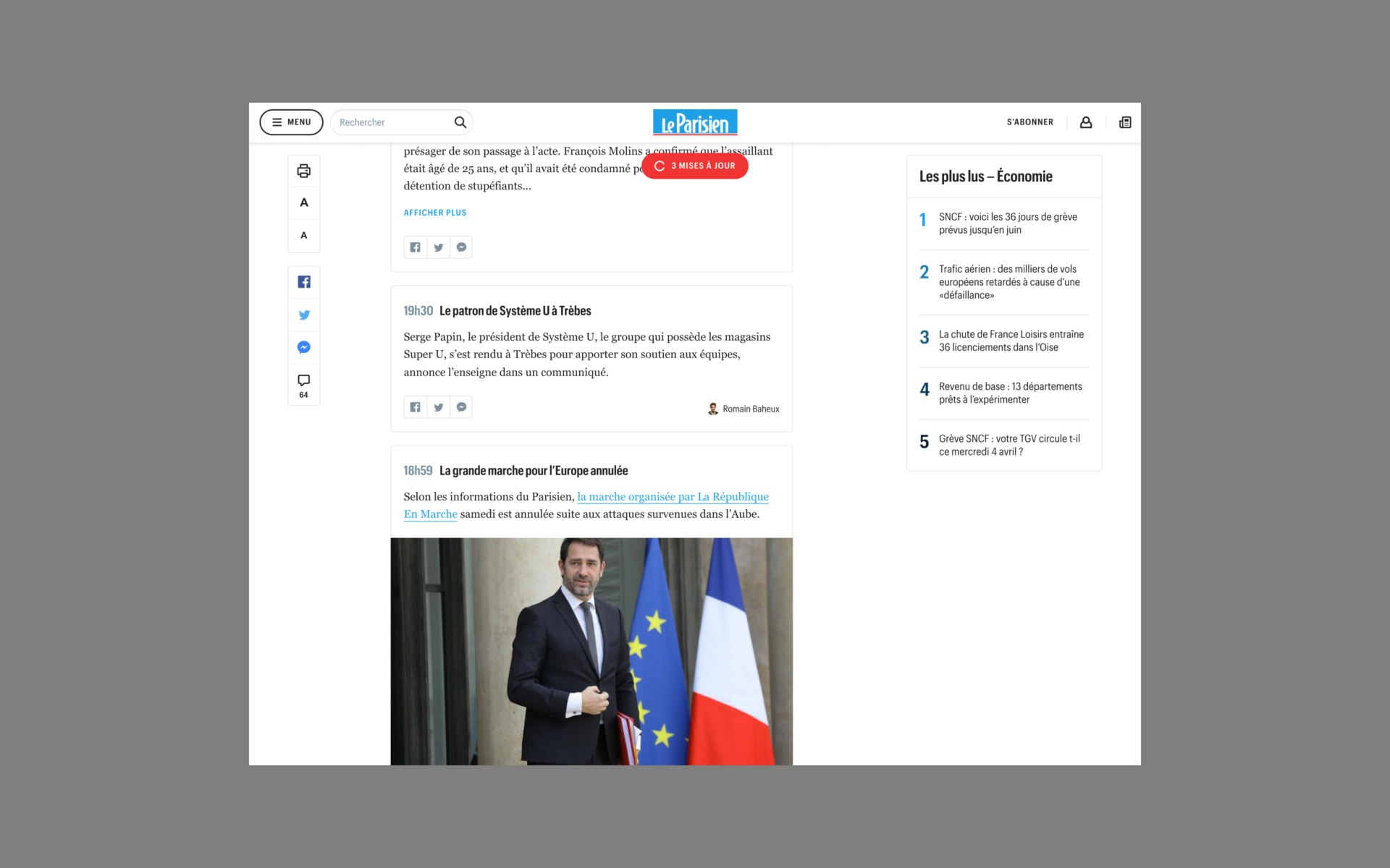 Le Parisien - AREA 17 - 2018