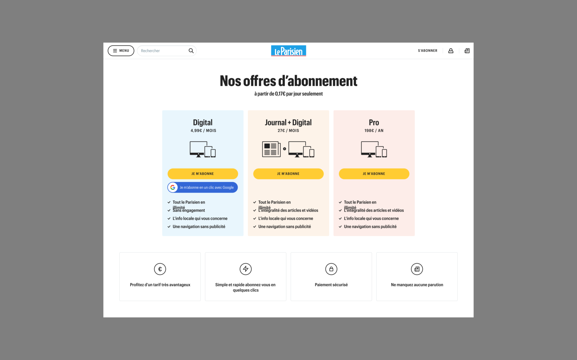 Le Parisien - AREA 17 - 2018