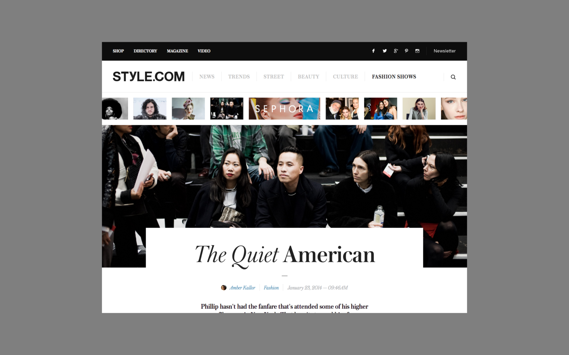 Style.com - AREA 17 - 2014